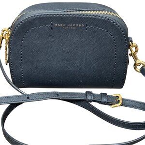 MARC JACOBS Playback Crossbody Bag Saffiano Leather Black M0011341EUC